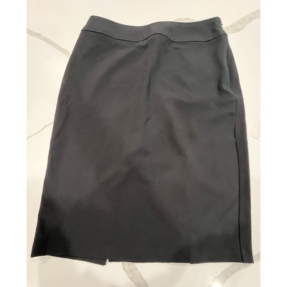 Sunny Leigh/Anthropolologie Brand Pencil Skirt‎ Black Stretchy  Size 6P